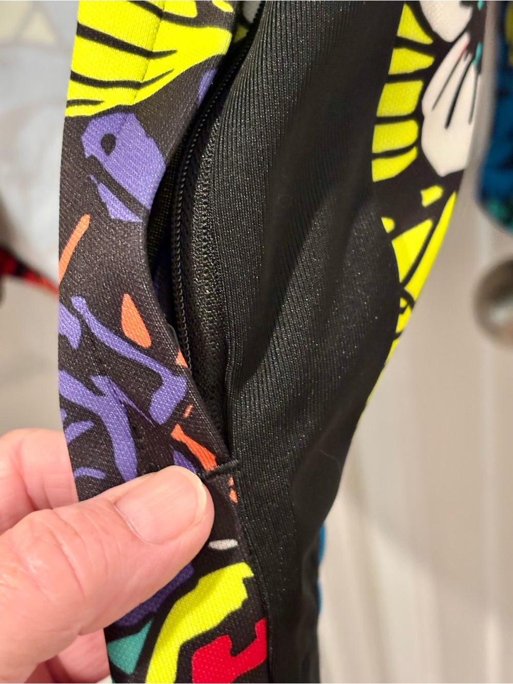 Adidas Multicolor Floral full zip Jacket. EUC - Picture 7 of 13